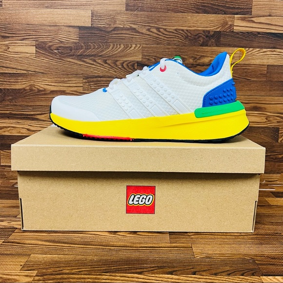 Adidas Lego Racer TR21 Women’s White Sneakers Shoe #680 - Picture 2 of 5